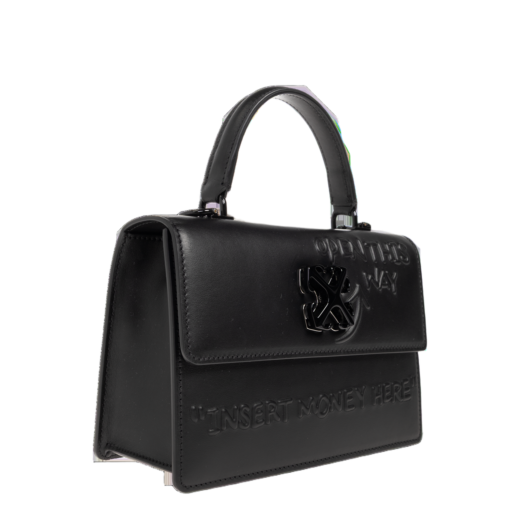 Jitney 1.4 Top Handle Bags Leather Black