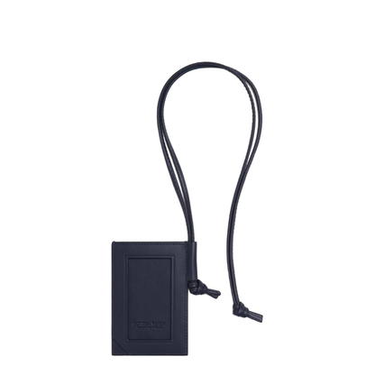 Intrecciato Calfskin Badge Holder