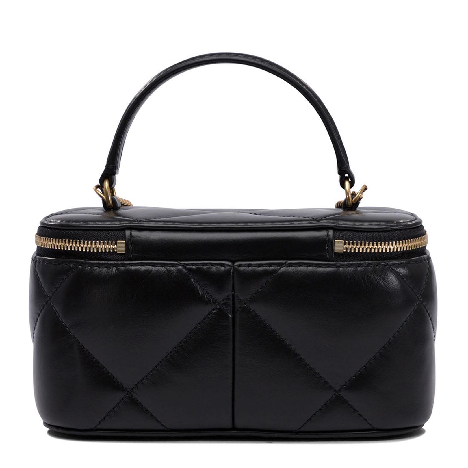 Vanity Black Leather Bag