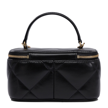 Vanity Black Leather Bag