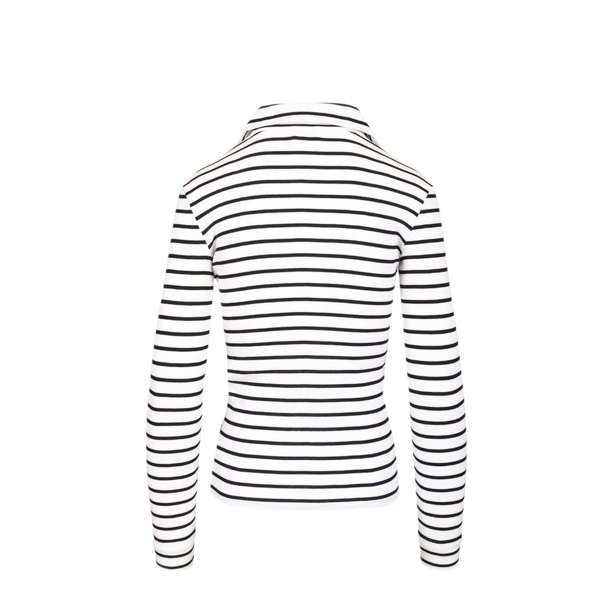 MAYFEYR - Celine - Striped Silk Jersey Polo Shirt - RX0L0809W01OB