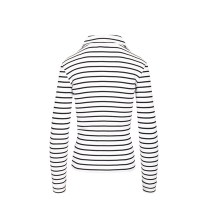 MAYFEYR - Celine - Striped Silk Jersey Polo Shirt - RX0L0809W01OB