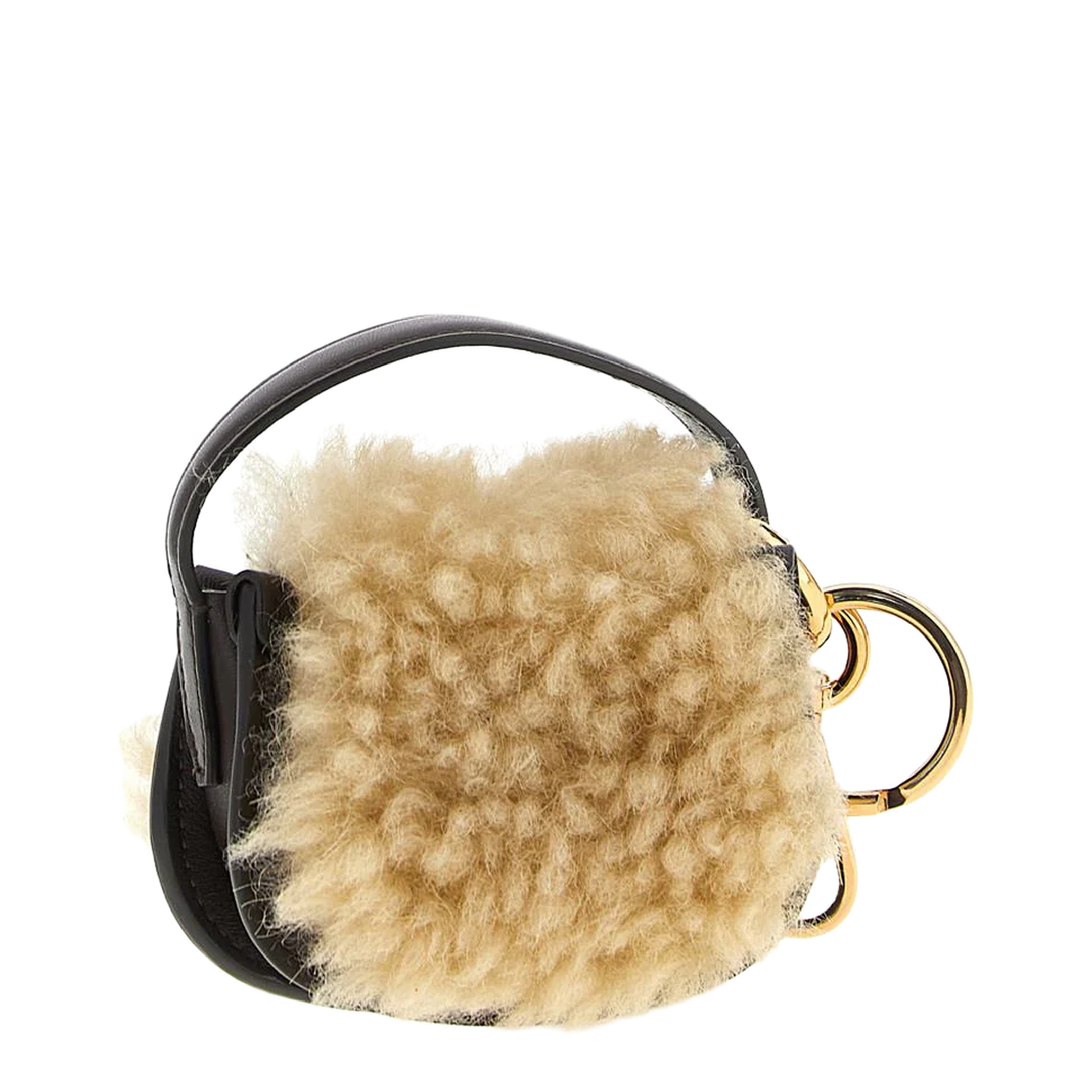 Cindolo Shearling Bag In Multicolor