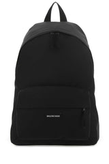 Explorer Nylon Backpack in Black