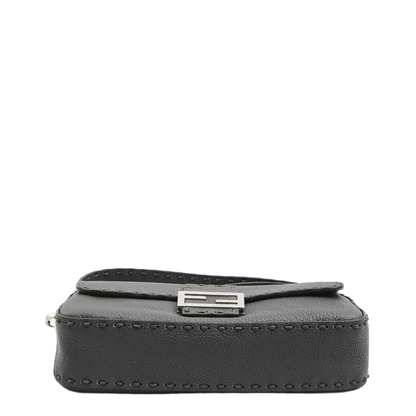 Baguette Bag in Gray Selleria Leather