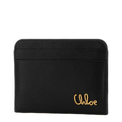 MAYFEYR - Chloè - Black Leather Card Holder - CH25AP480O37001