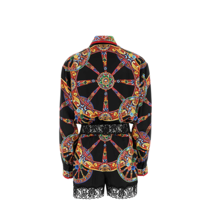 MAYFEYR - Dolce & Gabbana - Printed Satin Jumpsuit - F616OTGDDVJHH6CL