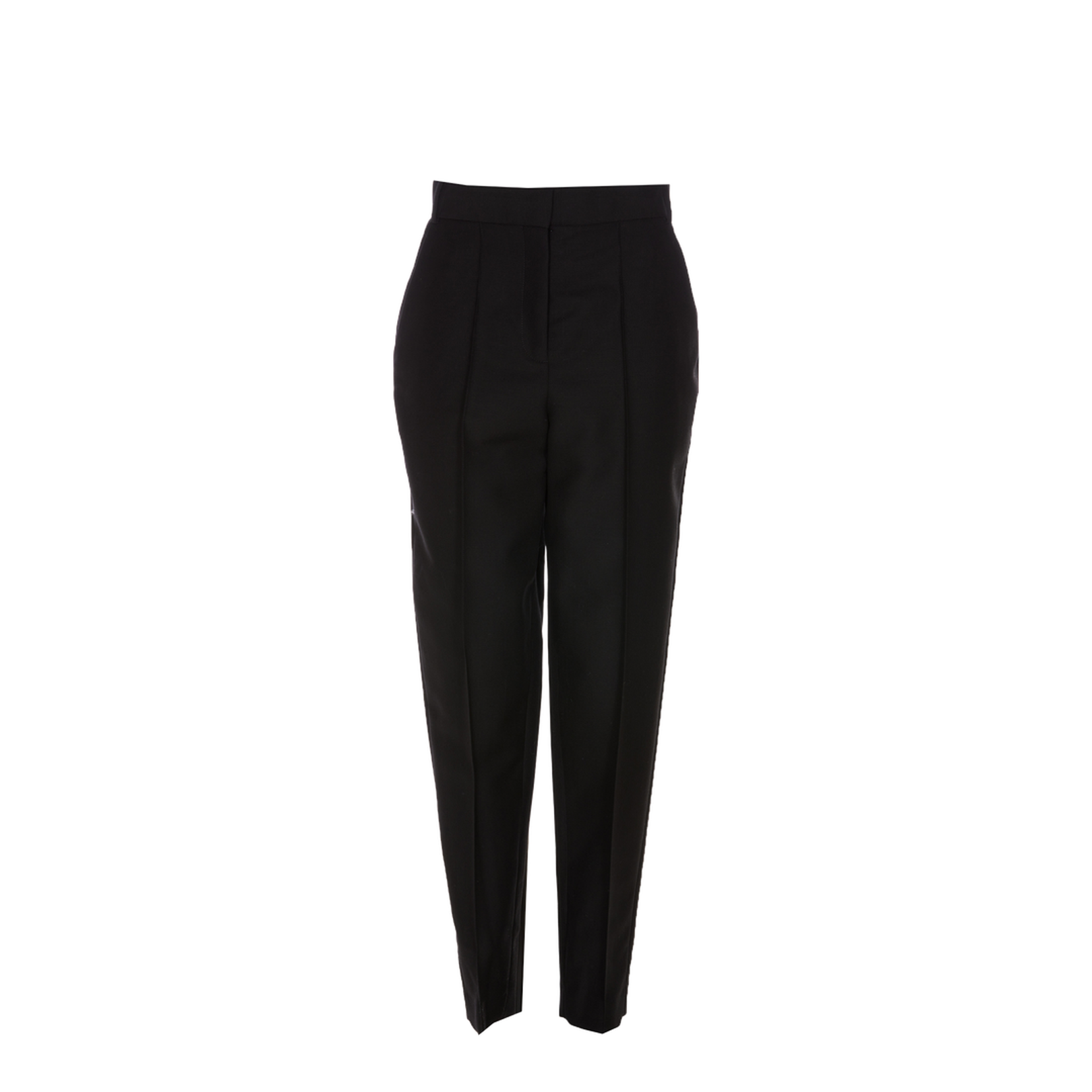 High-rise Trousers - Black