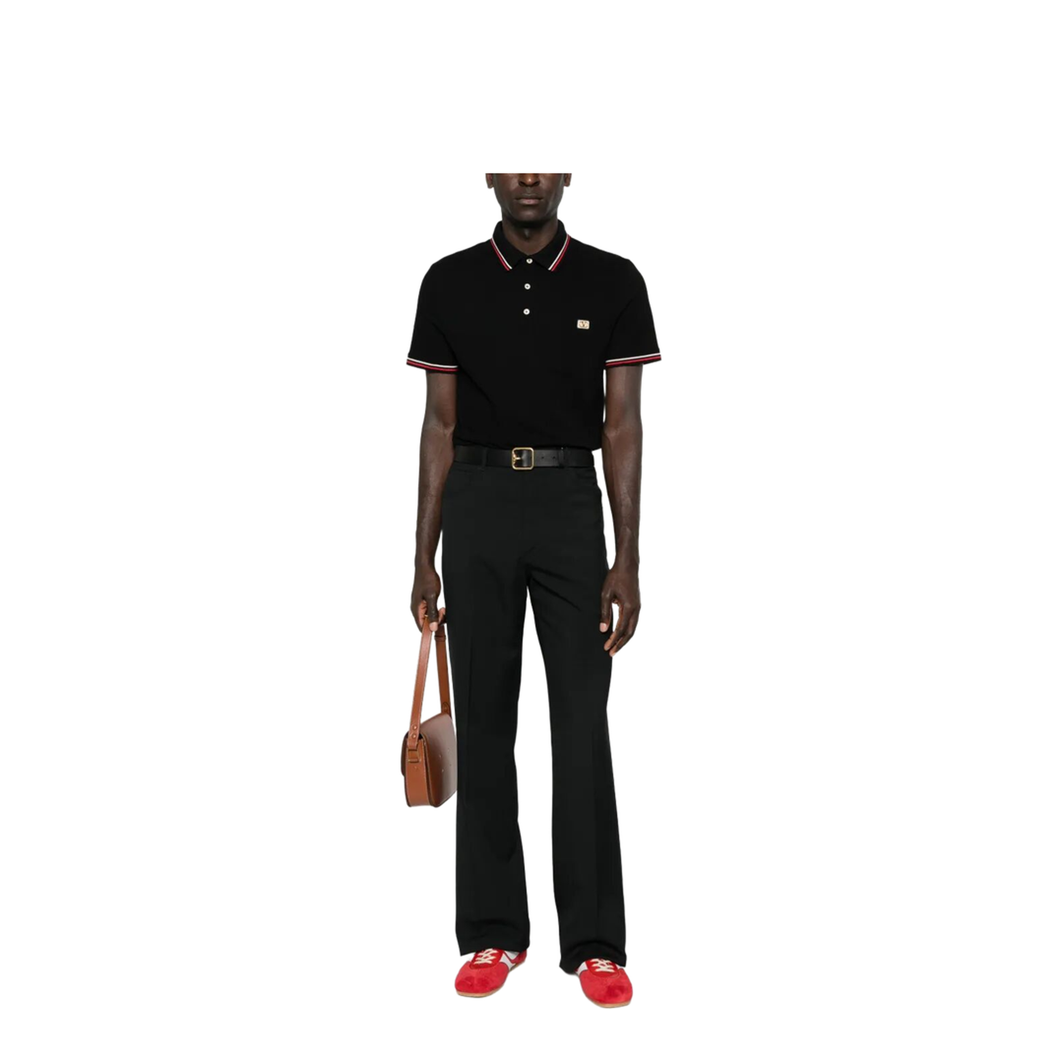 MAYFEYR - Valentino - Cotton Piqué Polo Shirt With Vlogo Patch - VMH01KAQJ