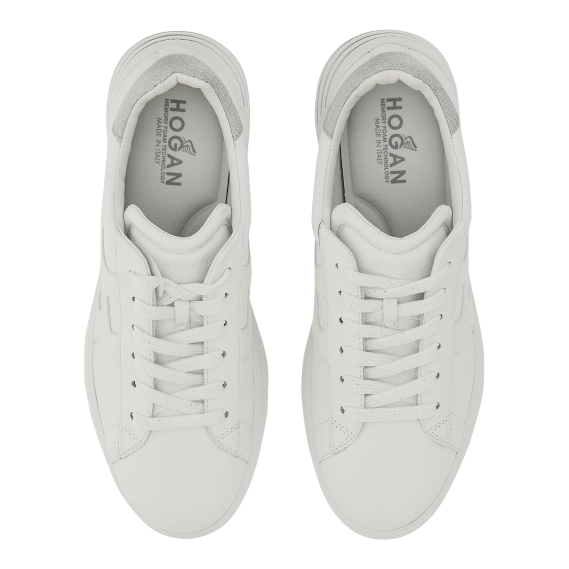 Sneakers Rebel White Silver