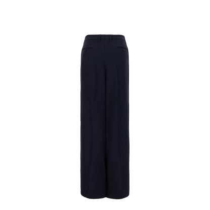 Midnight Blue Viscose Blend Pants