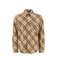 Burberry ered wool overshirt