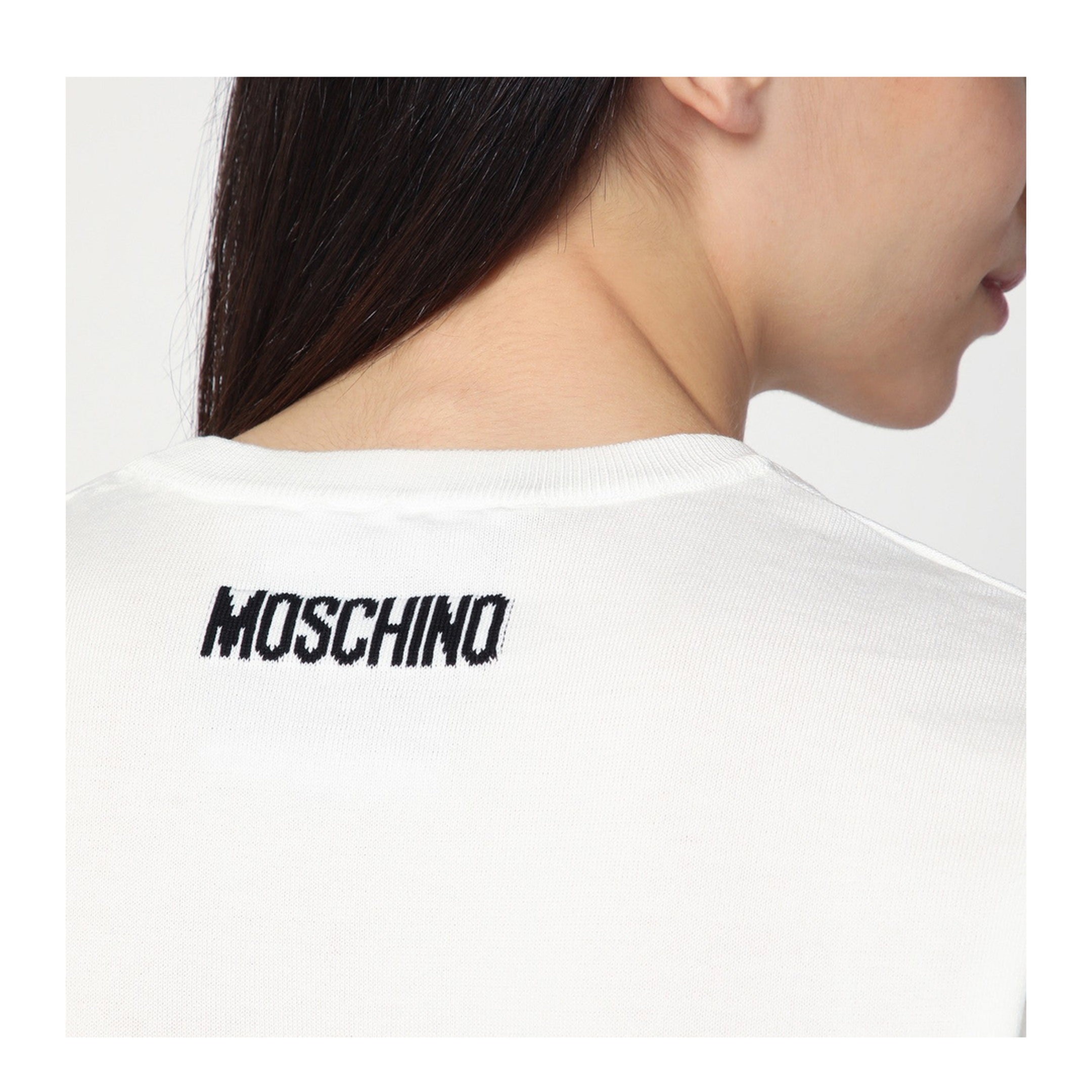 Get Happy White Cotton Sweater