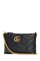 GG Marmont Wallet On Chain, Gold Hardware