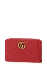 GG Marmont Continental Wallet, Gold Hardware