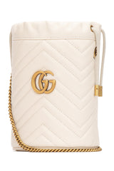 GG Marmont Bucket Bag, Gold Hardware