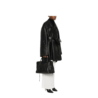 Le City Medium Calfskin Bag - Black
