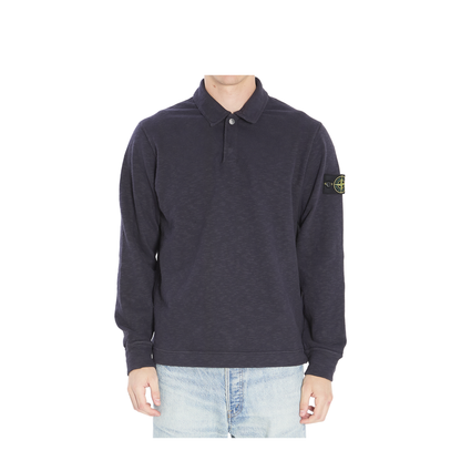 Long-sleeve polo shirt