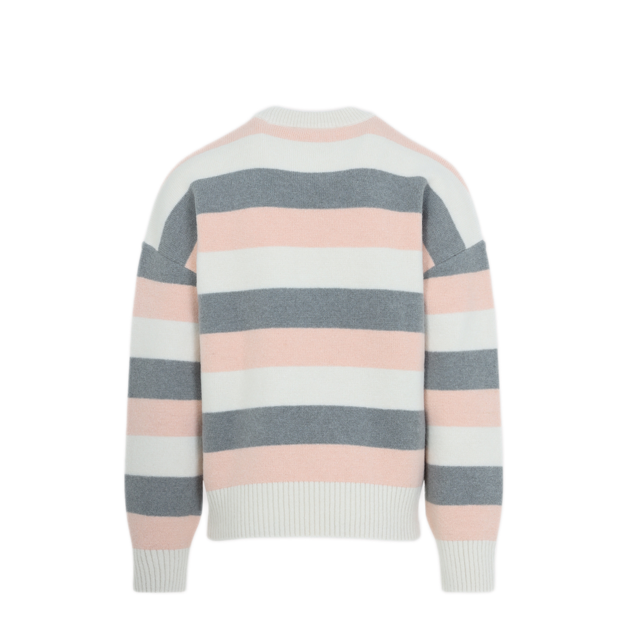 MAYFEYR - Ami Paris - Striped Crewneck Sweater - UKS841KN01260544