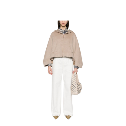 Wool Hooded Cape