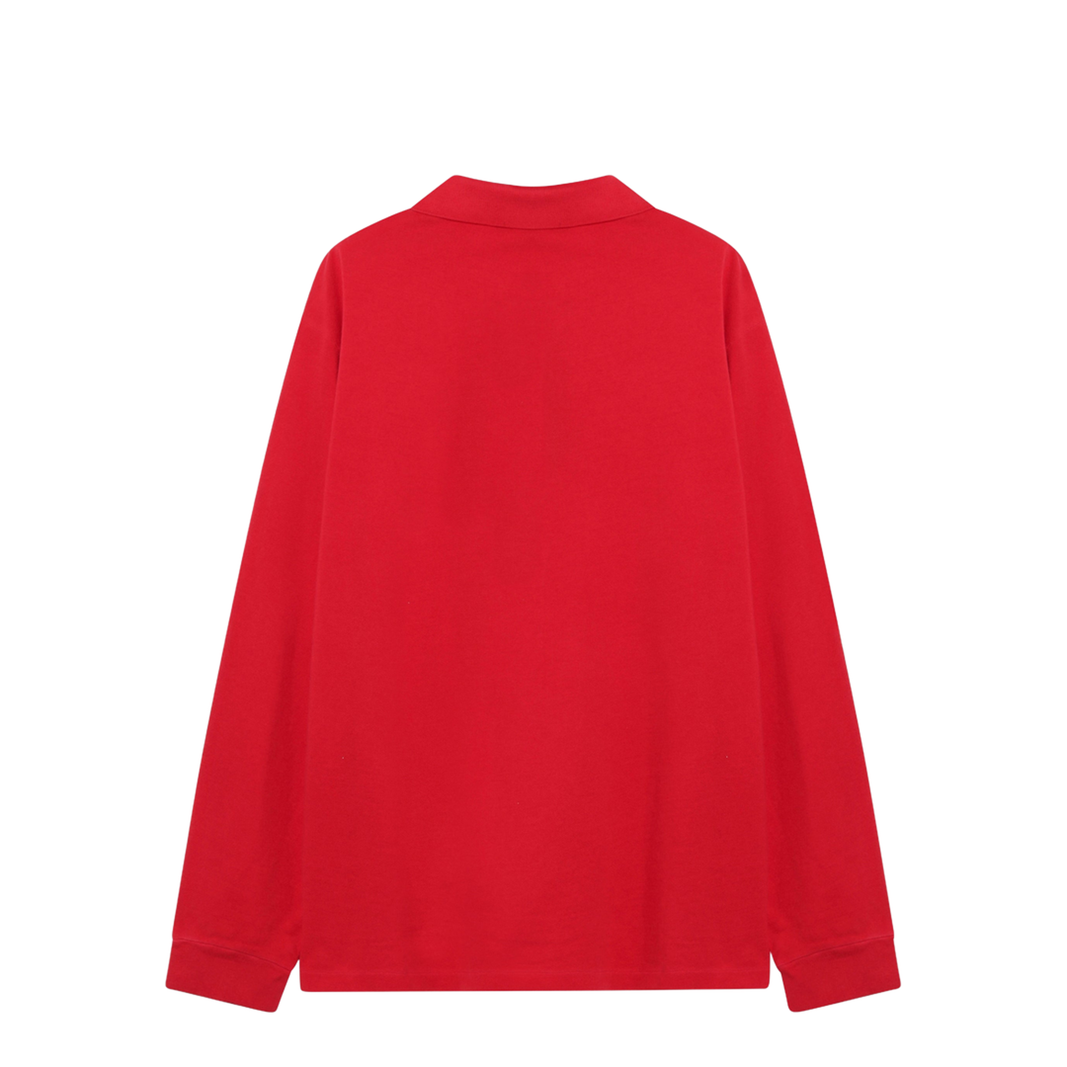 Red Cotton Piqué Polo