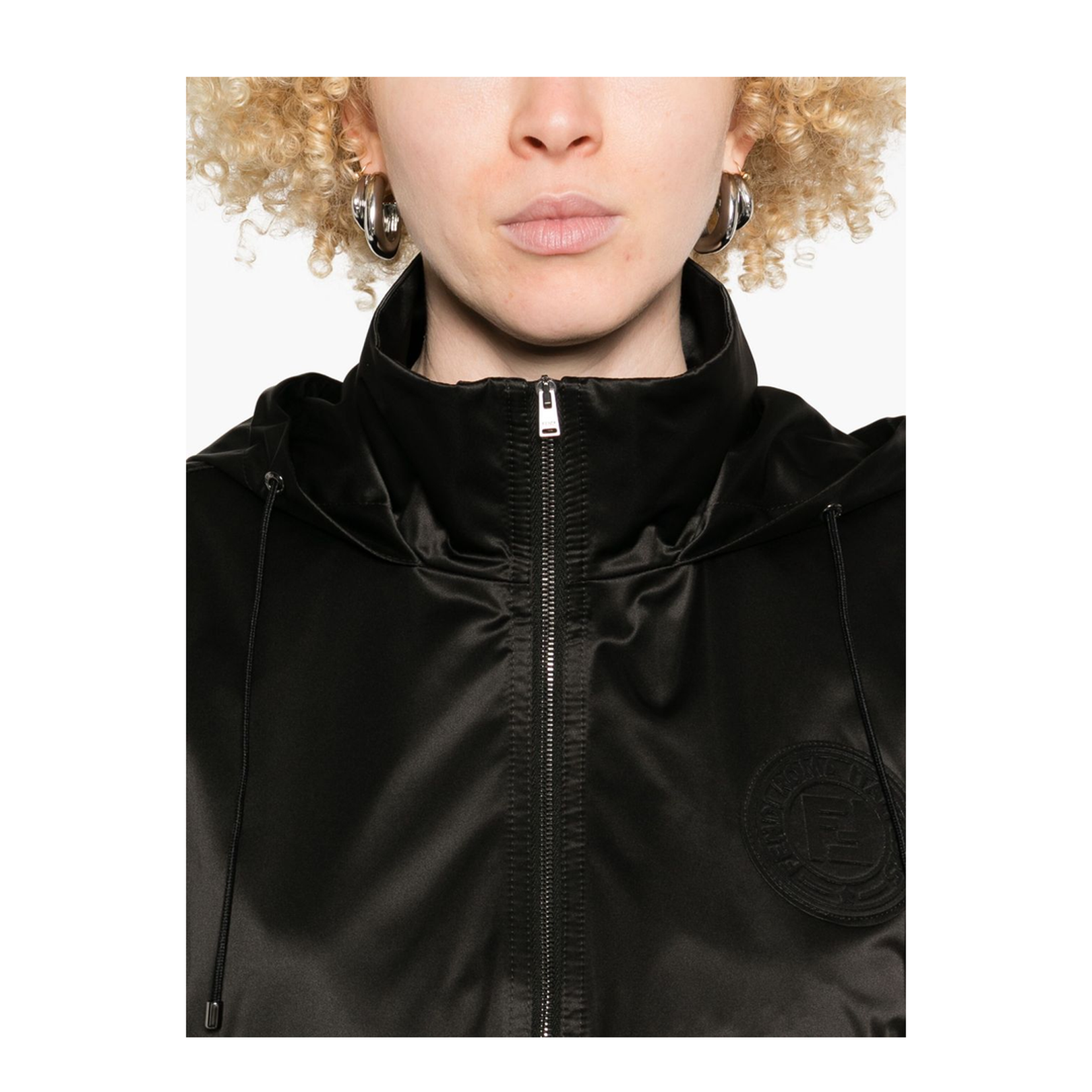 Cropped Gilet with High Collar