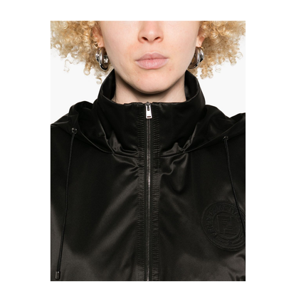 Cropped Gilet with High Collar