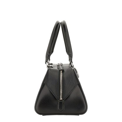 Small Antigona East-West Bag in Box Leather