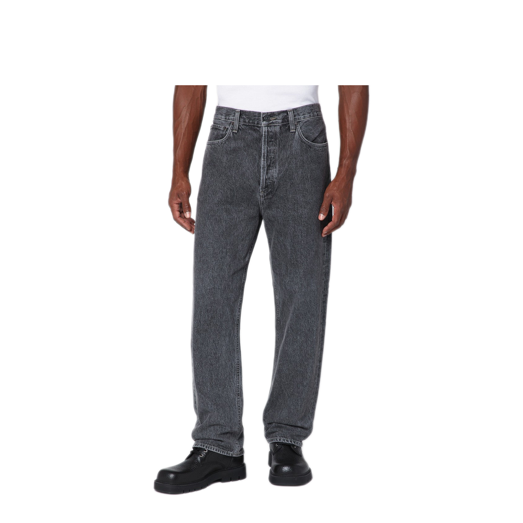 MAYFEYR - Agolde - Washed Effect Grey Jeans - A6421346FRSH