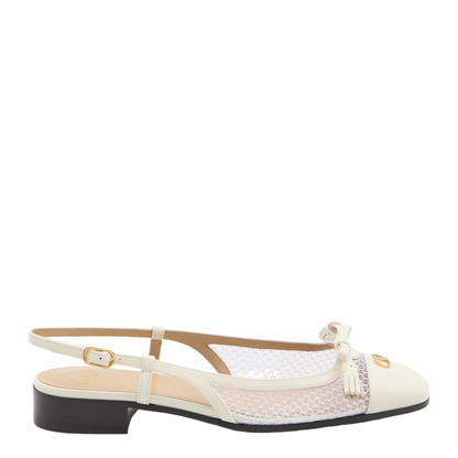 Slingback Ballerina Ivory