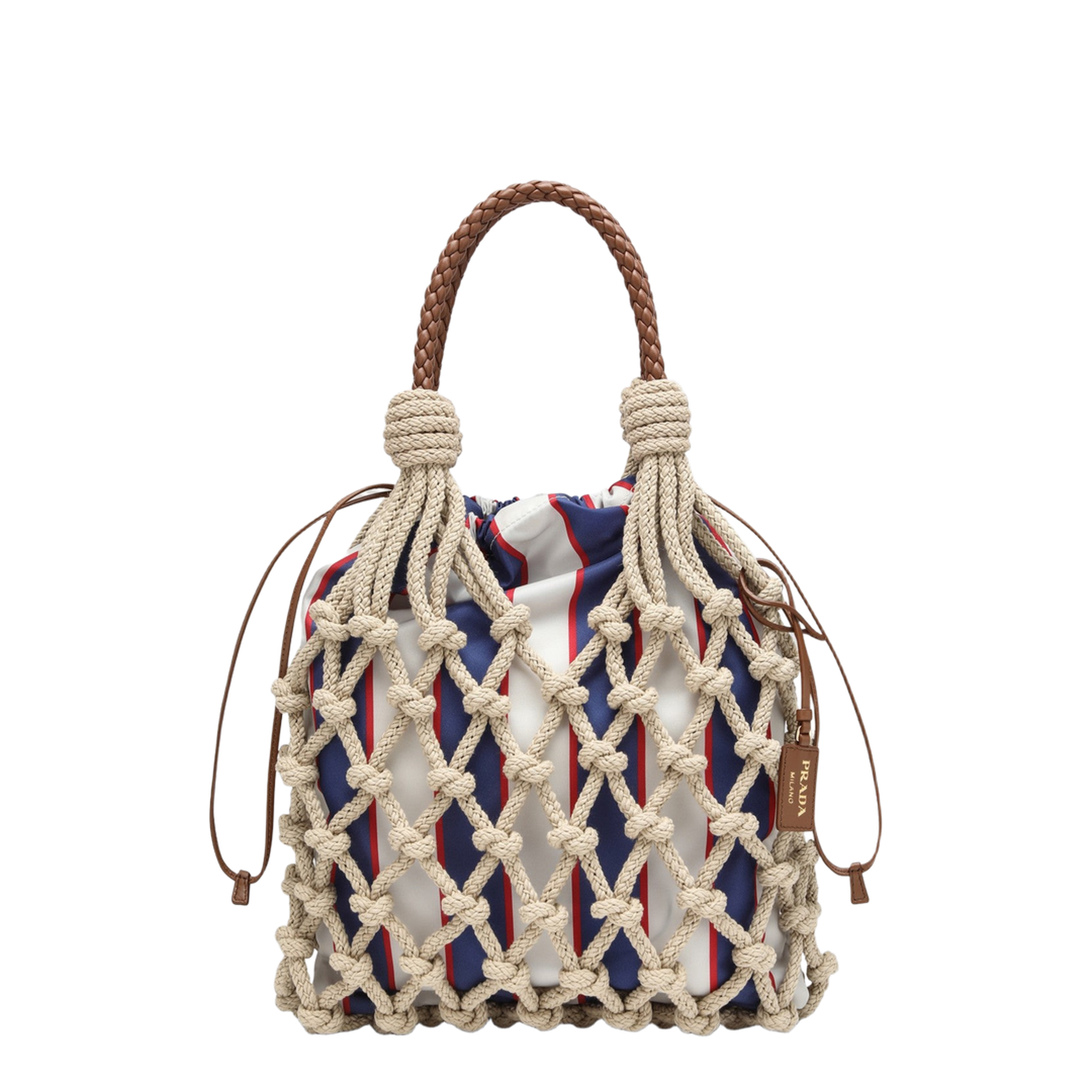 Woven Leather Handbag