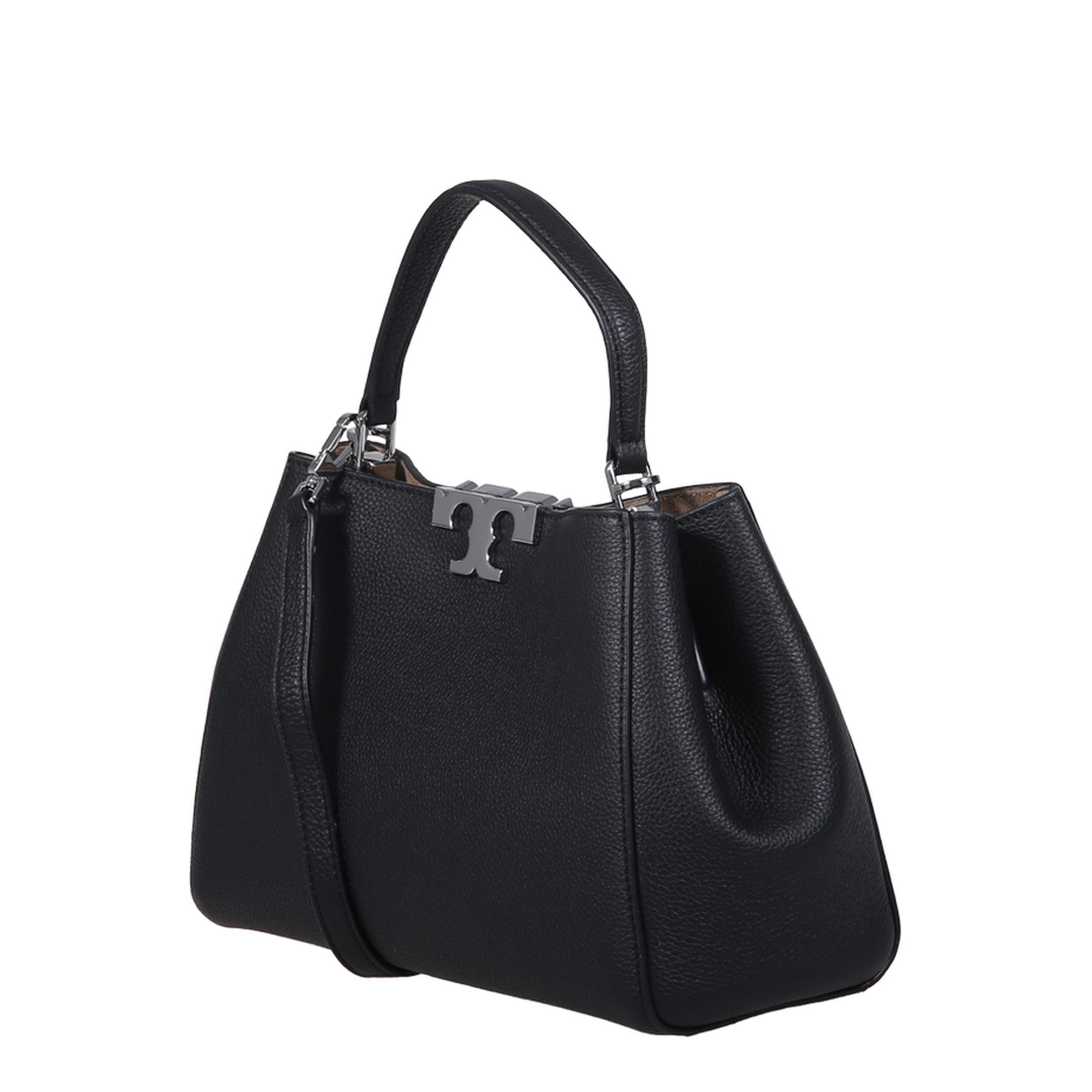 Eleanor Pebbled Medium Satchel Bag