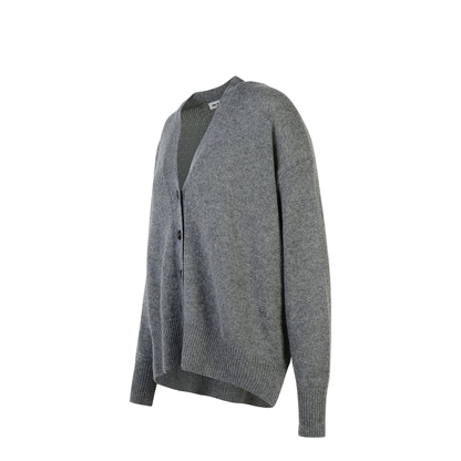 Grey Cashmere Cardigan