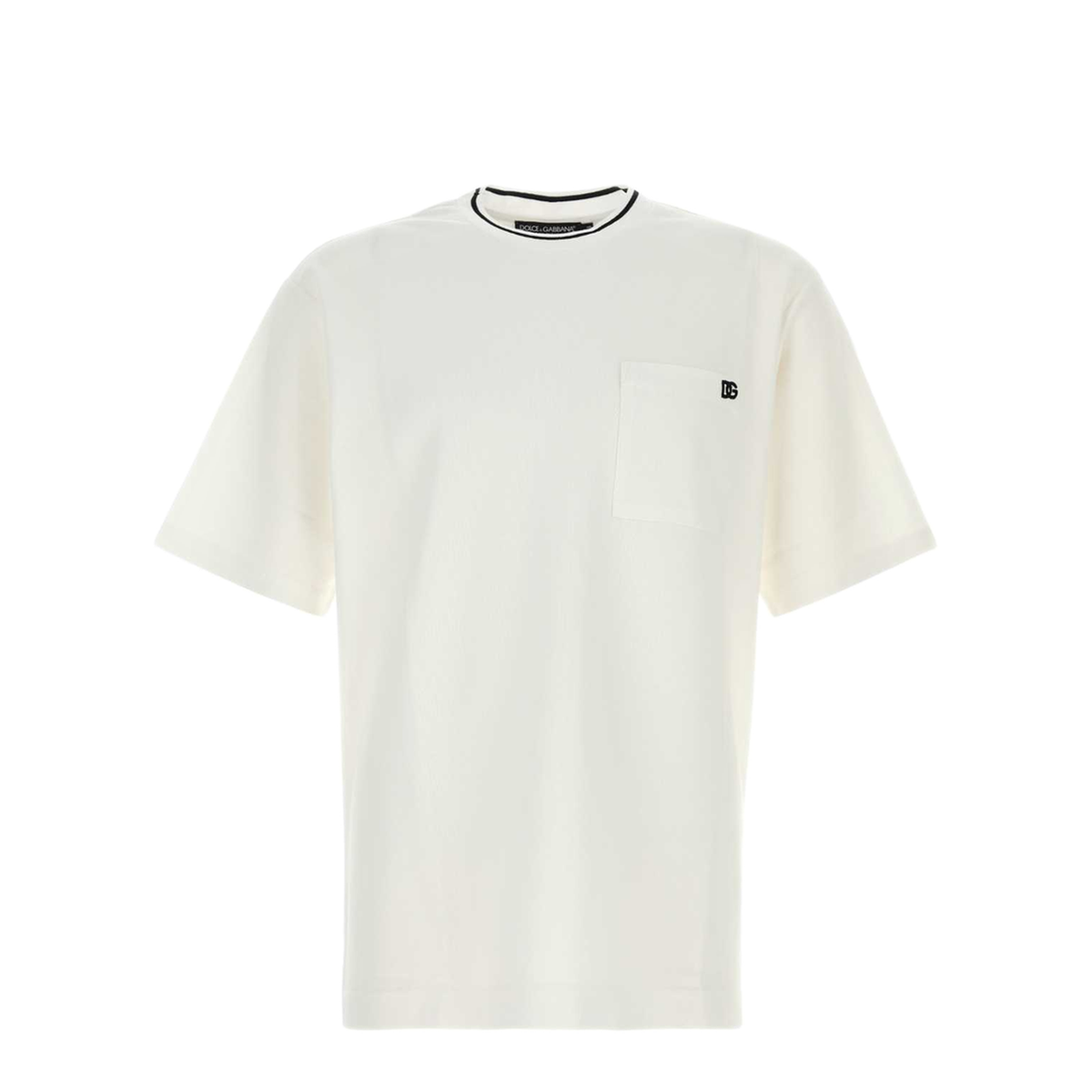 MAYFEYR - Dolce & Gabbana - White Piquet T Shirt - G8ST3ZHU7UTW0800