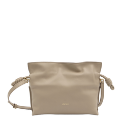 Flamenco Mini Calfskin Clutch - Sand