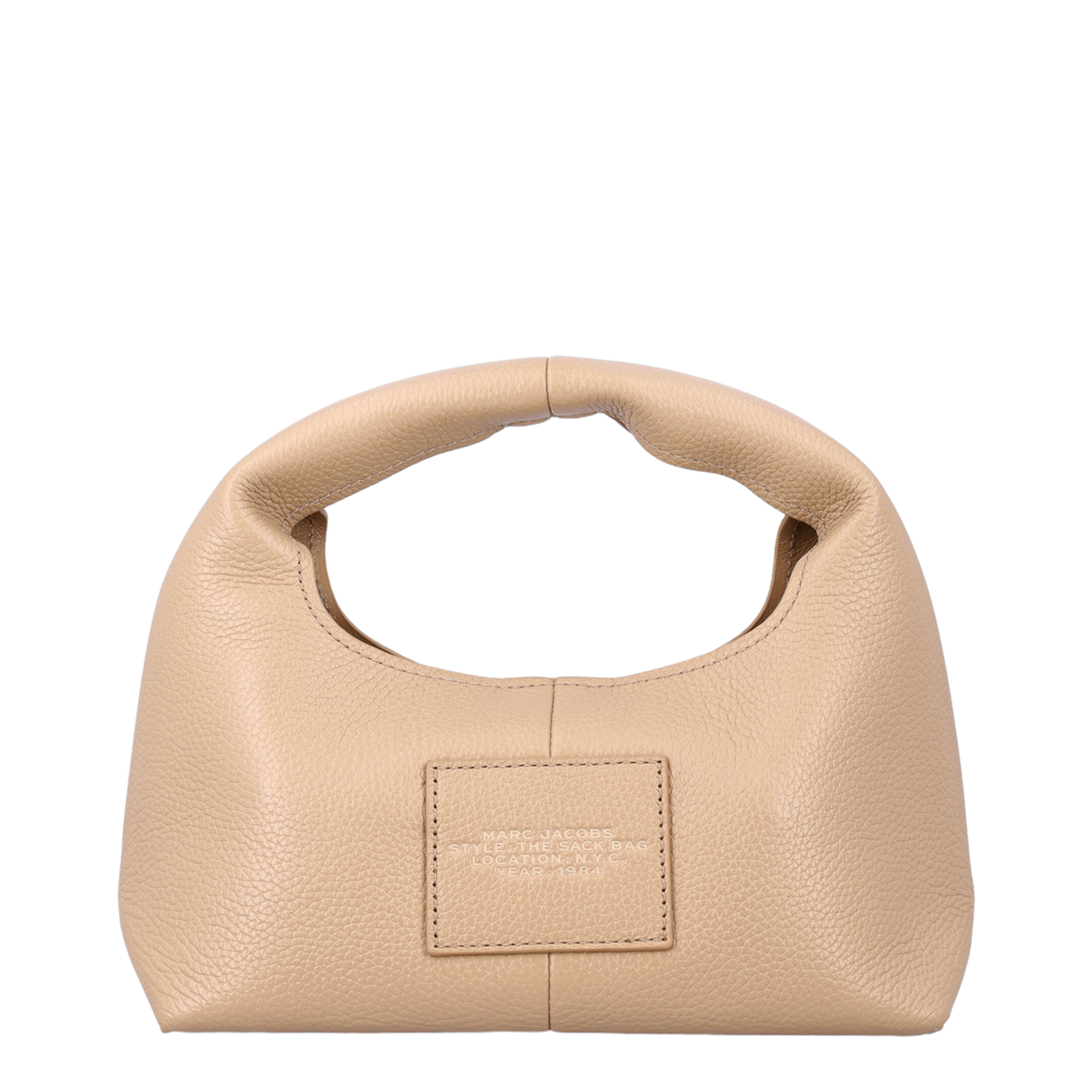Beige Leather Handbag