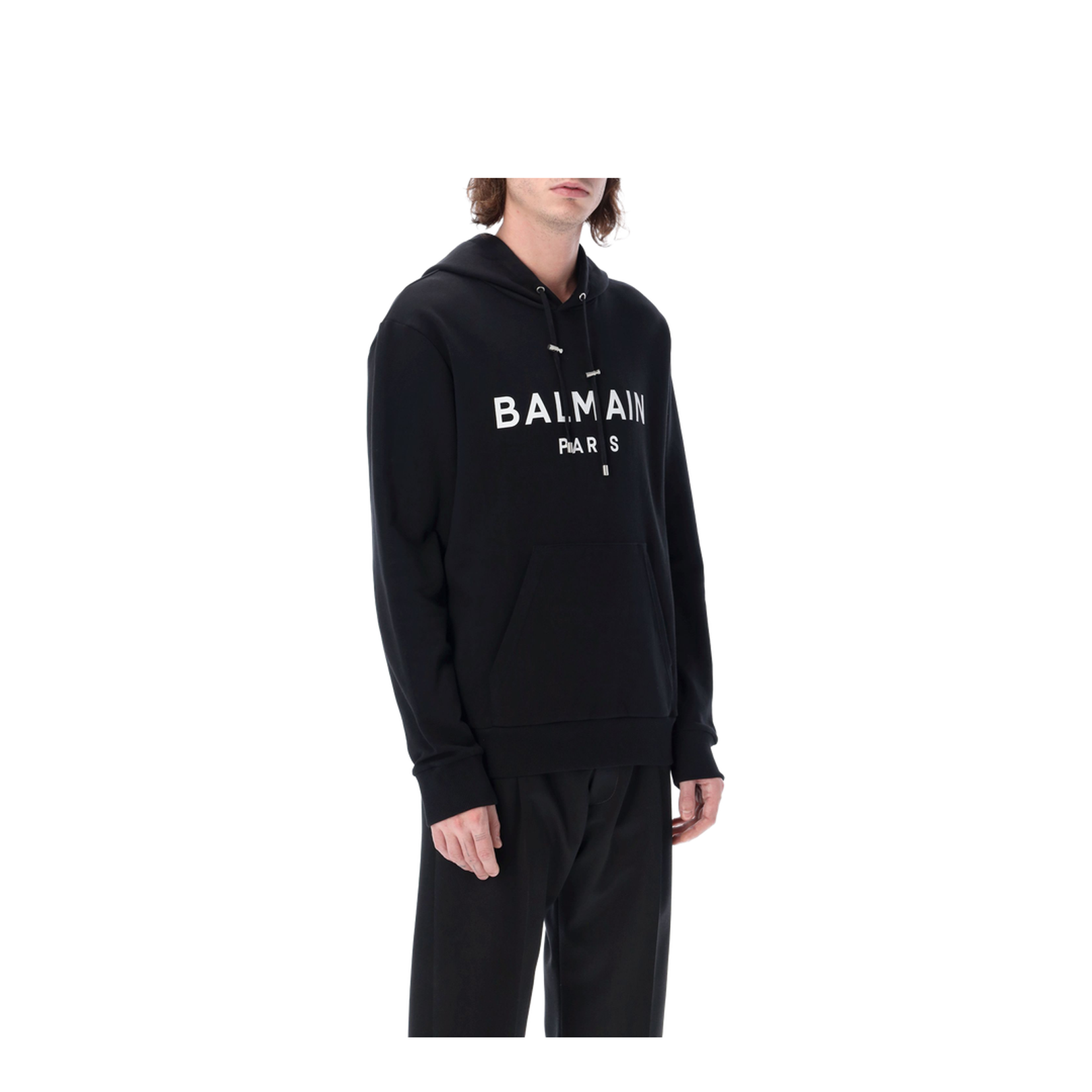 Black Cotton Sweatshirt