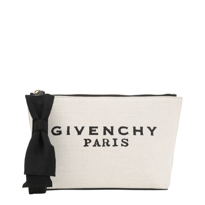 Pouch Canvas With Bow