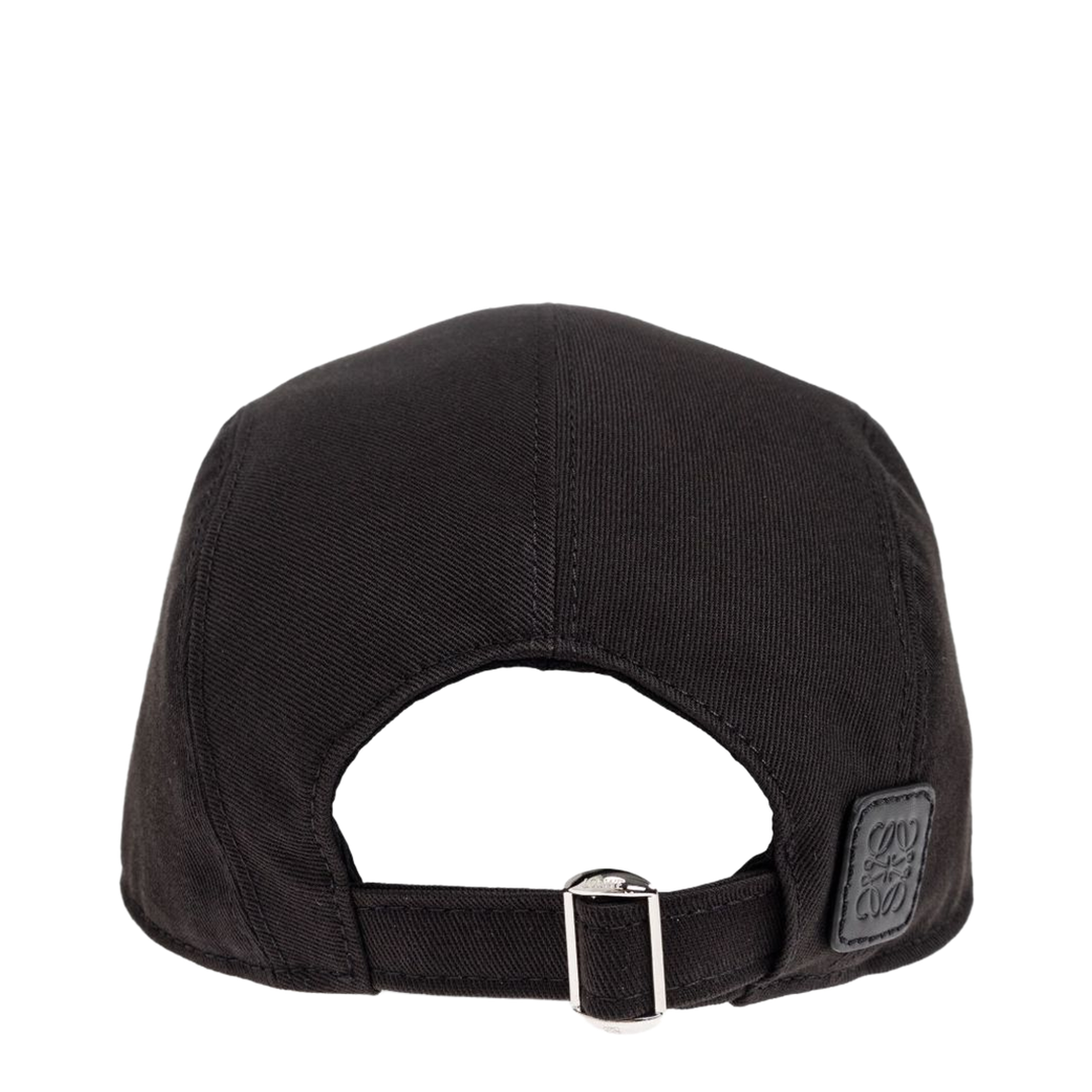 Camp Cap in Cotton Black