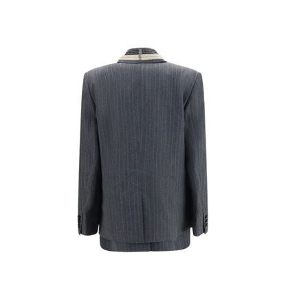 MAYFEYR - Sacai - Pinstripe Single Breasted Jacket - 2608632001