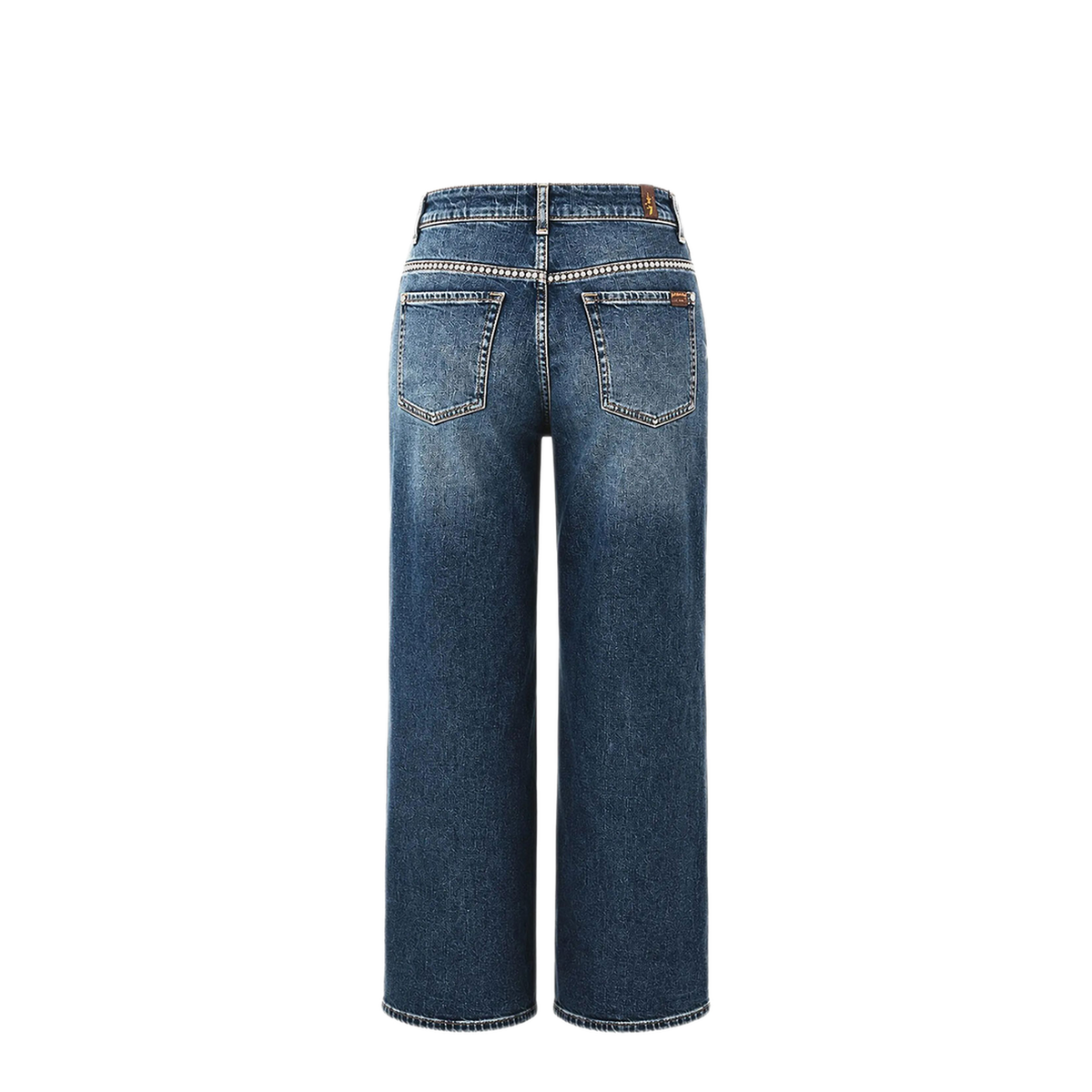 MAYFEYR - 7 For All Mankind - Stovepipe Straight Avenue Jeans With Side Studs - 7U4N0K853S9