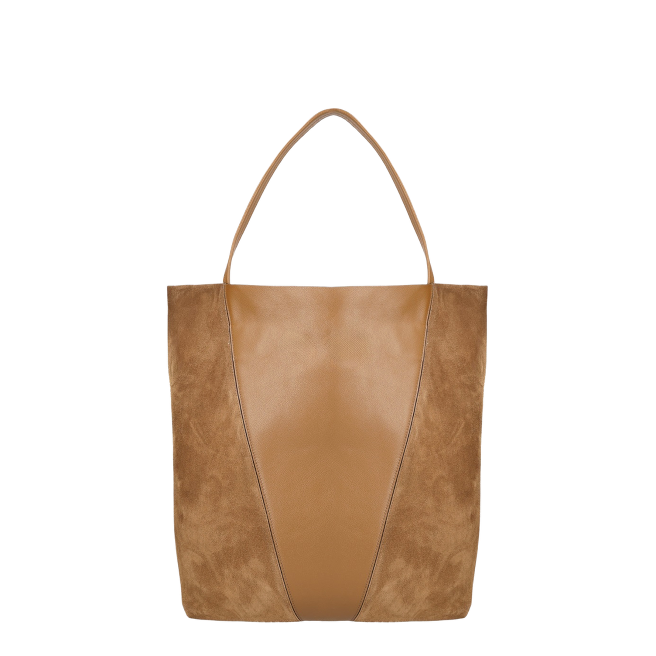 Brown Spin Tote Bag