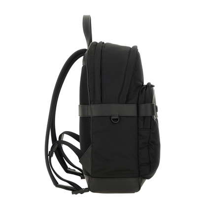 Backpack with Buckles Hooks Black