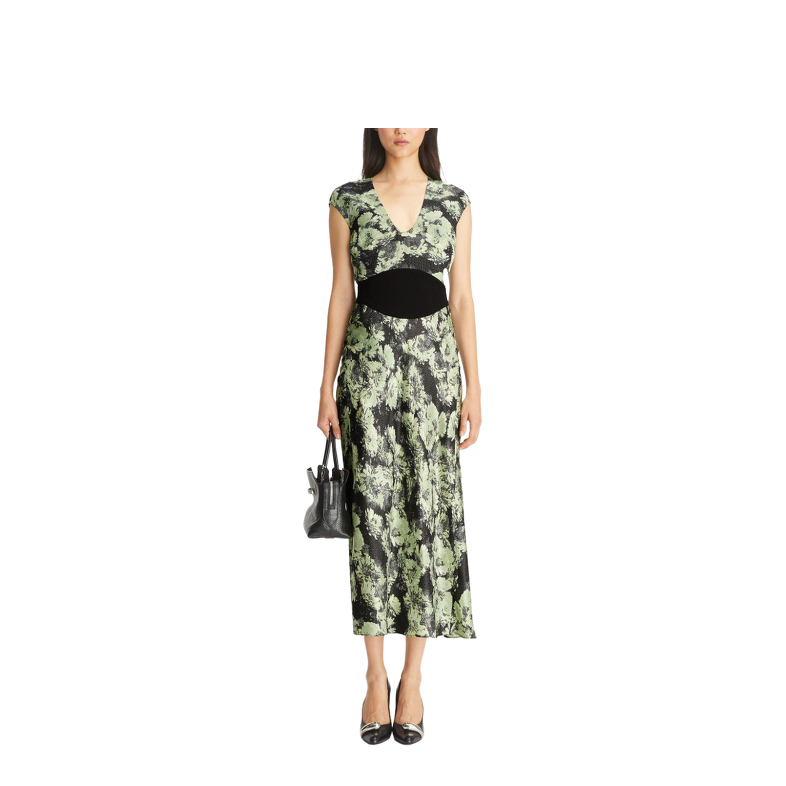 Printed midi dress