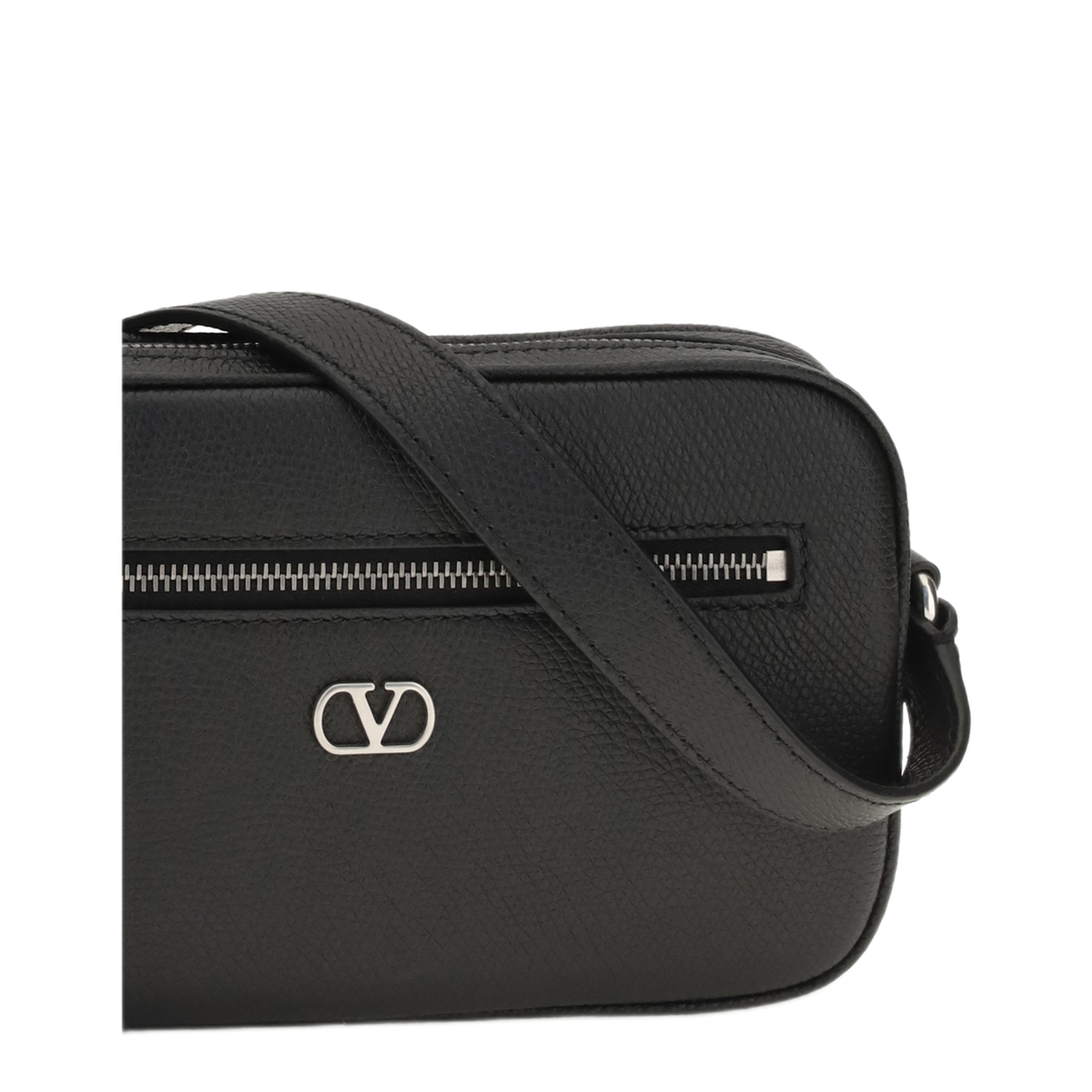 MAYFEYR - Valentino - Grained Leather Crossbody Bag With Zip - 9Y2P0AW7UAG