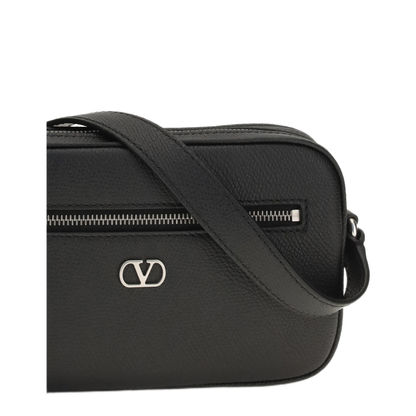 MAYFEYR - Valentino - Grained Leather Crossbody Bag With Zip - 9Y2P0AW7UAG