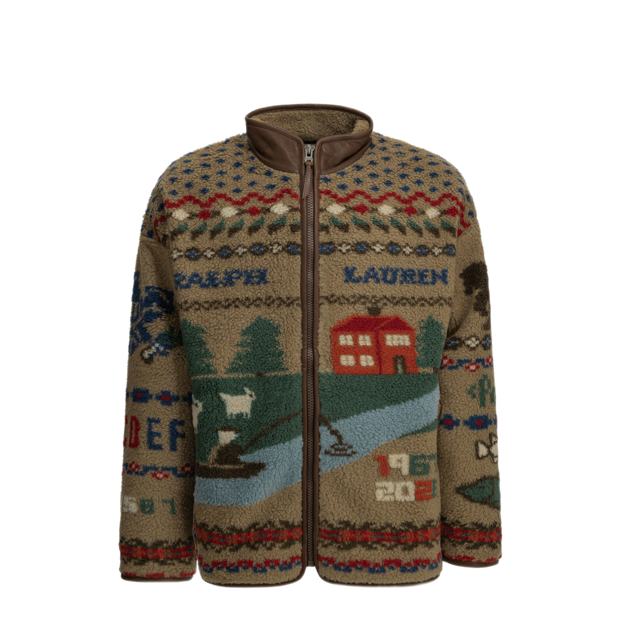 MAYFEYR - Polo Ralph Lauren - Panorama Fleece Jacket - 710B26317001MONTANAKHAKI