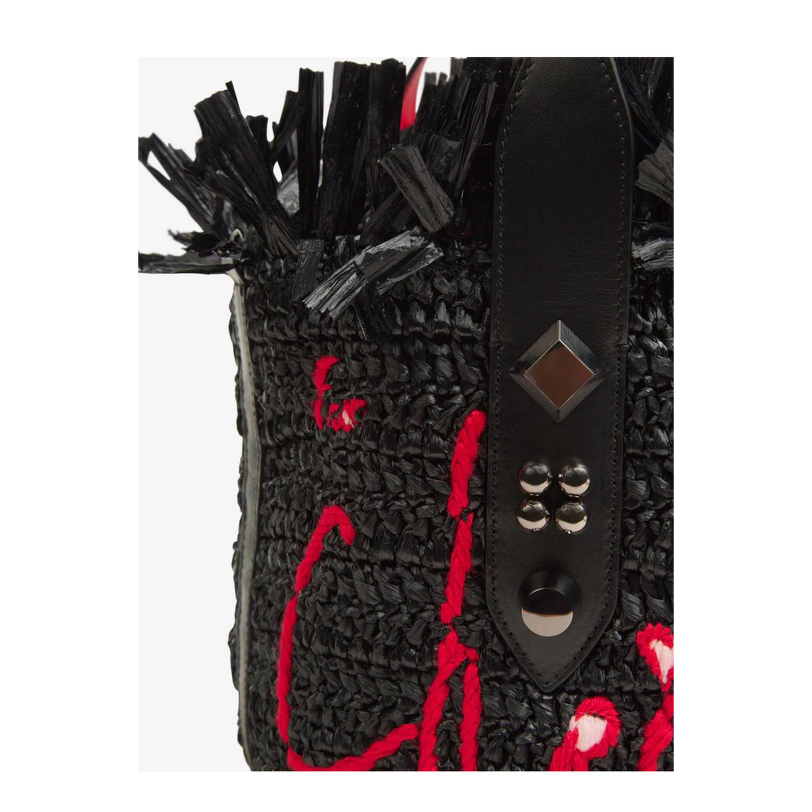 Raffia Crossbody Handbag