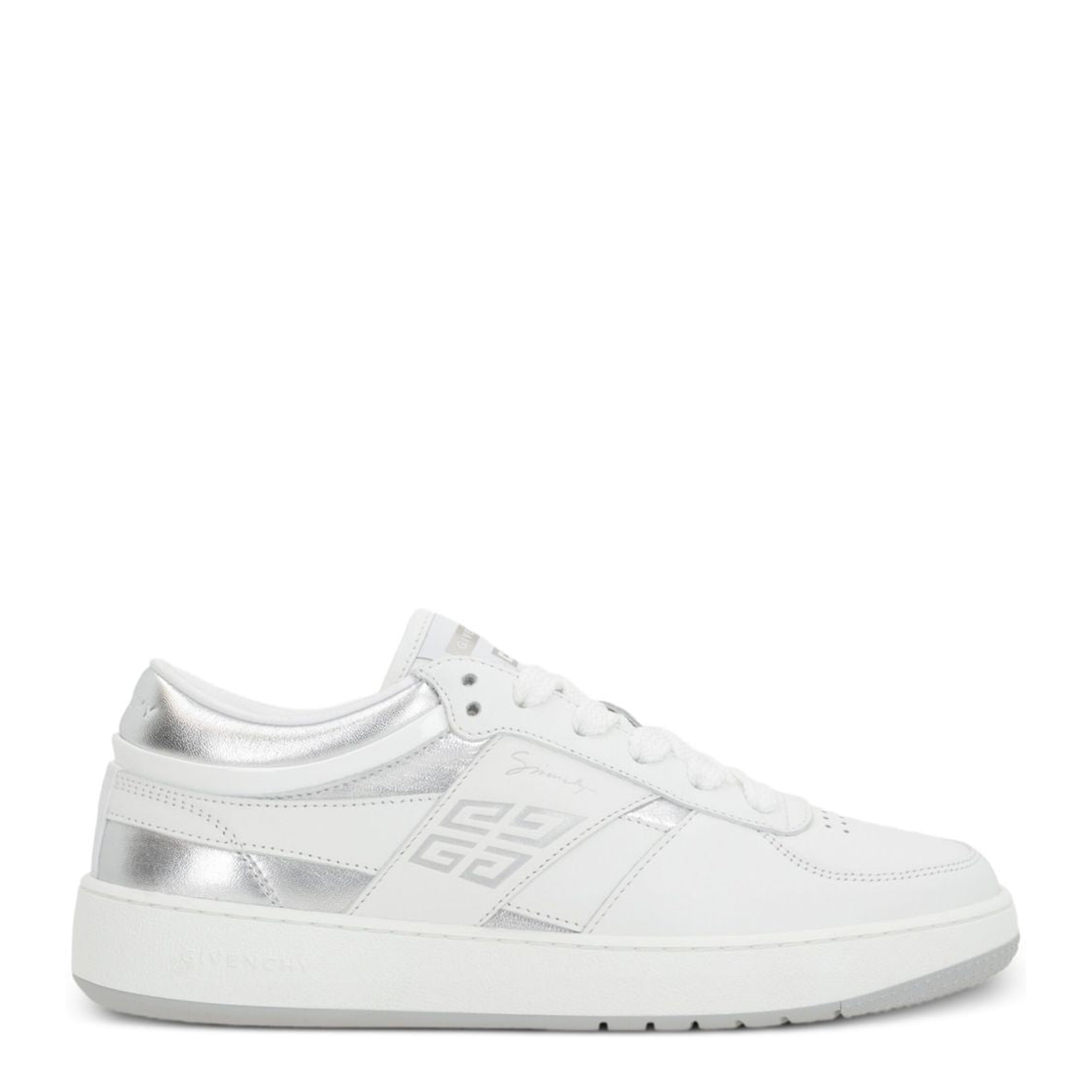 White Low-Top Sneakers