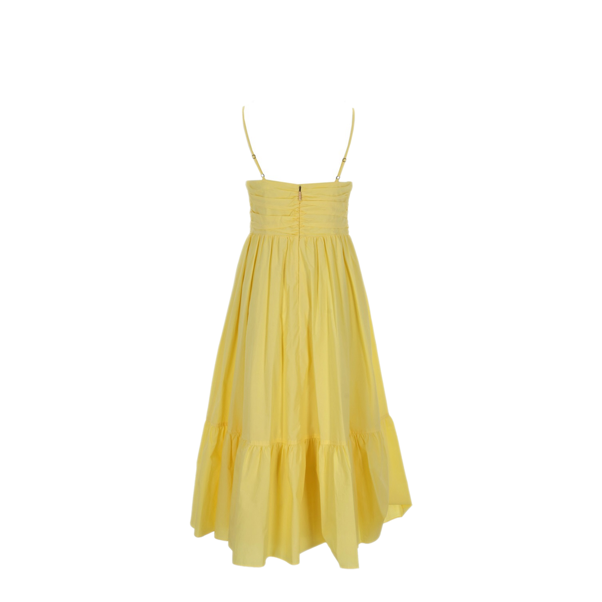 MAYFEYR - MICHAEL BY MICHAEL KORS - V Neck Midi Dress - MS683DHKLZ744LEMON